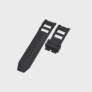 Russian Diver 80116 26mm Black Rubber Watch Strap Replacement image 2