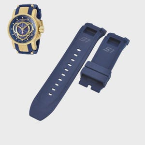 S1 Rally 10564 24mm Blue Rubber Watch Strap Replacement image 1