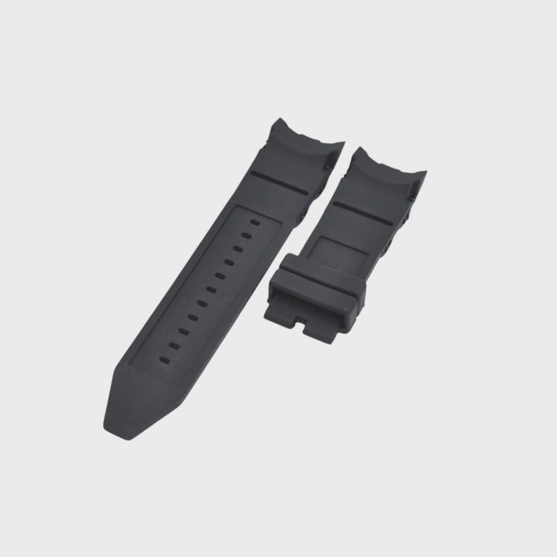 Pro Diver 29831 26mm Black Rubber Watch Strap Replacement image 3