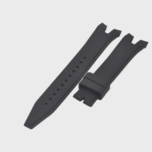 21mm Black Rubber Strap for Sportura SNAF25P1 image 2