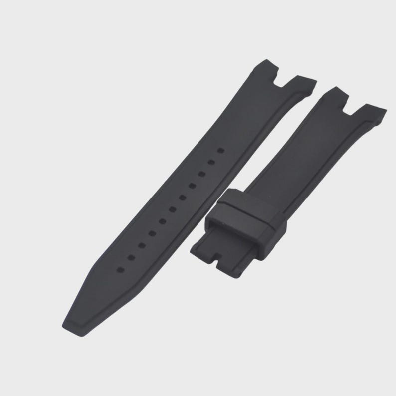 21mm Black Rubber Strap for Sportura SNAF25P1 image 2