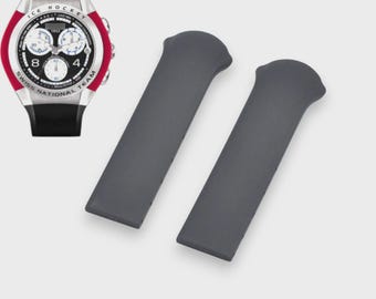 Correa de caucho negra de 17 mm para T-Tracx T010417A T010.417.17.057.02