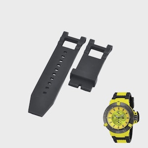 Subaqua 17116 28mm Black Rubber Watch Strap Replacement image 1