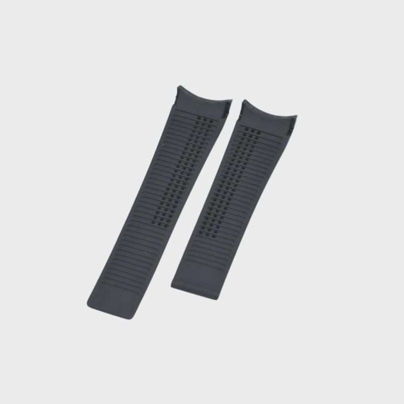 Cinturino in gomma nera da 22 mm per cinturino per orologio FT6012 CV7A12 immagine 3