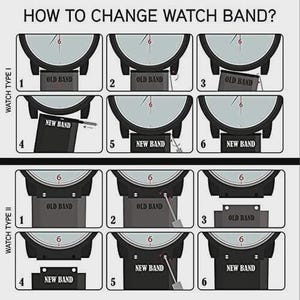 22mm Black Rubber Watch Strap For Royal Oak Offshore Tang Buckle image 5