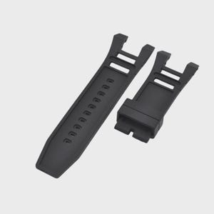 Correa de repuesto para reloj Subaqua 6582 de caucho negro de 33 mm imagen 3