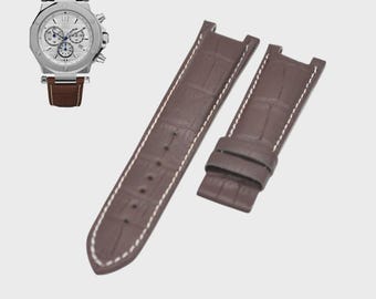 Correa de reloj de cuero marrón de 22 mm para la colección X72001G1S (repuesto)