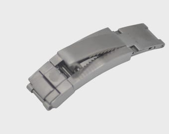 Glide Lock Safety Flip Watch Clasp for Sea-Dweller Deepsea Brushed Steel