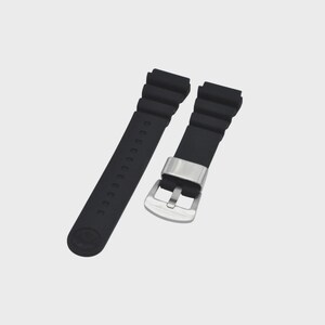 Prospex SRP653 22mm Black Rubber Watch Strap Replacement Band image 2