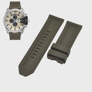 Mega Chief DZ4464 26 mm Zielony gumowy pasek do zegarka – sportowy pasek wymienny zdjęcie 1