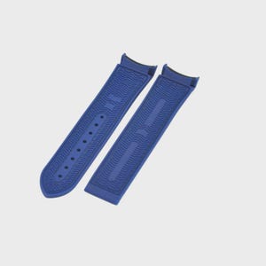 Correa de caucho revestida en tela de 22 mm para Planet Ocean 600 M imagen 2