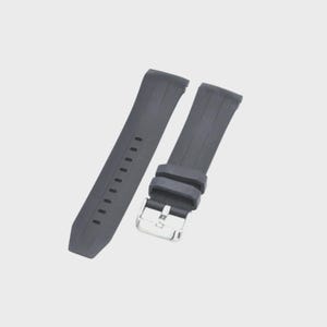 Correa de caucho negra de 22 mm para T1204171704100A T603042599 imagen 2