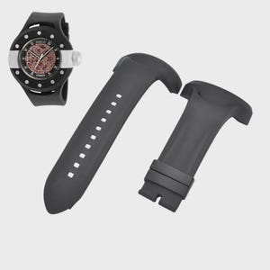 Correa de repuesto para reloj S1 Rally 20102 de 50 mm de caucho negro imagen 1