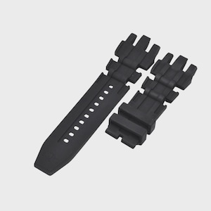 Subaqua 18904 26mm Black Rubber Watch Strap Replacement image 2