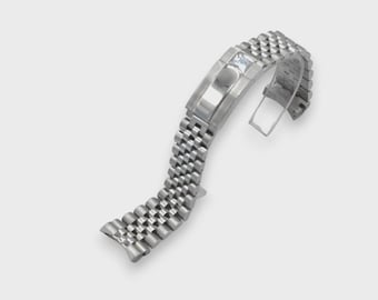 Pulsera de acero de 21 mm para Datejust Submariner GMT I II Batman