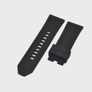 Correa de reloj de caucho negra Bamf DZ7356 de 26 mm imagen 3