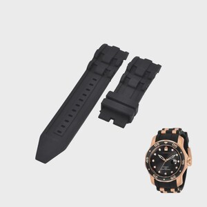 Pro Diver 33340 26mm Black Rubber Watch Strap Replacement image 1