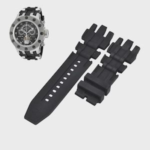 Subaqua 18552 26mm Black Rubber Watch Strap Replacement image 1