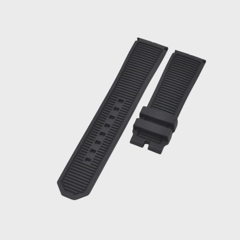 22 mm zwarte rubberen band voor Formula 1 WAZ1014 FT8027 afbeelding 3