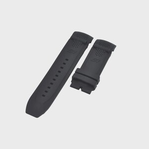 S1 Rally 19328 26 mm zwarte rubberen horlogeband vervangen afbeelding 2