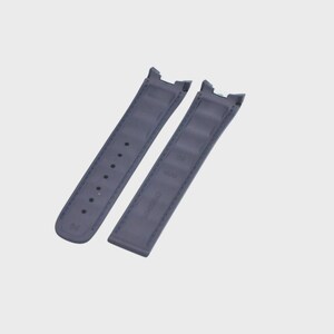 20mm Navy Blue Rubber Strap for Seamaster Aqua Terra image 2