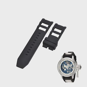 Russian Diver 80116 26mm Black Rubber Watch Strap Replacement image 1