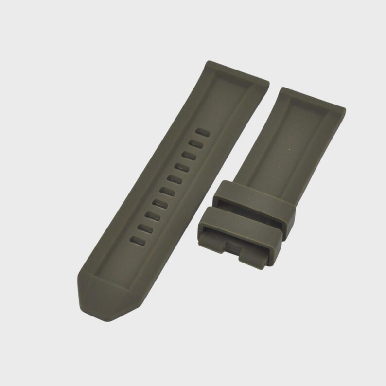 Mega Chief DZ4464 26 mm Zielony gumowy pasek do zegarka – sportowy pasek wymienny zdjęcie 2