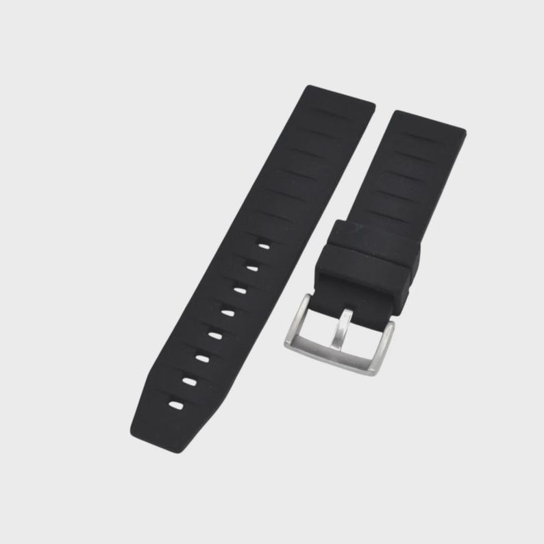 20 mm zwarte rubberen horlogeband voor Formula 1 BT0714 CAH1111 vervangende band afbeelding 3