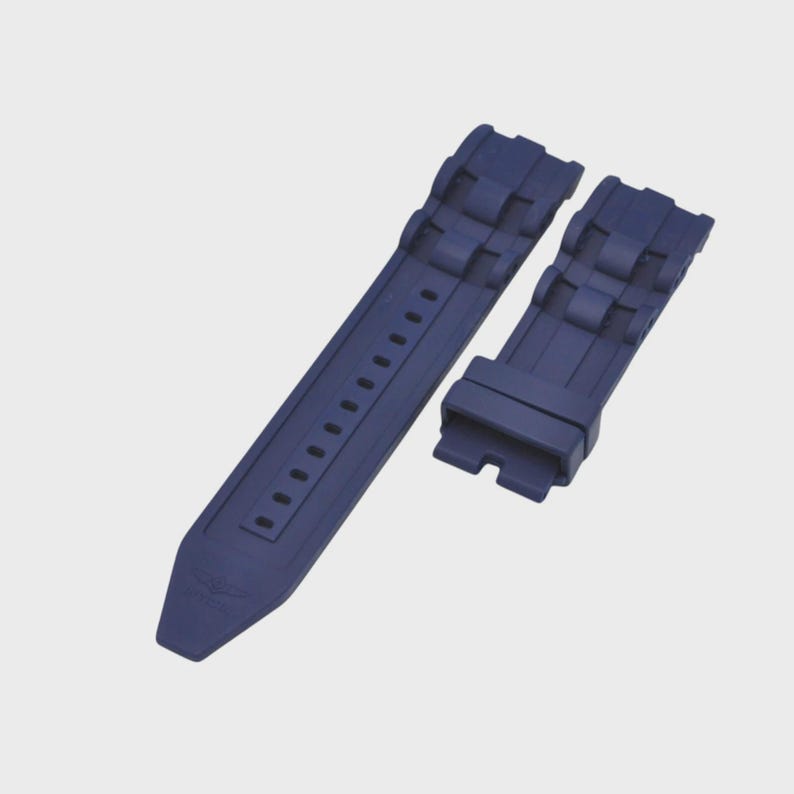 Pro Diver 36709 26mm Blue Rubber Watch Strap Replacement image 2