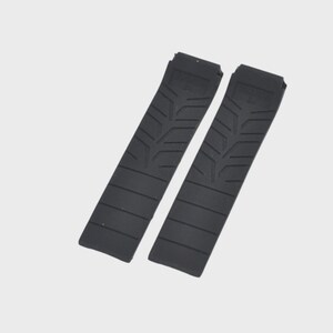 21mm Black Rubber Strap for T-Race T048 image 2