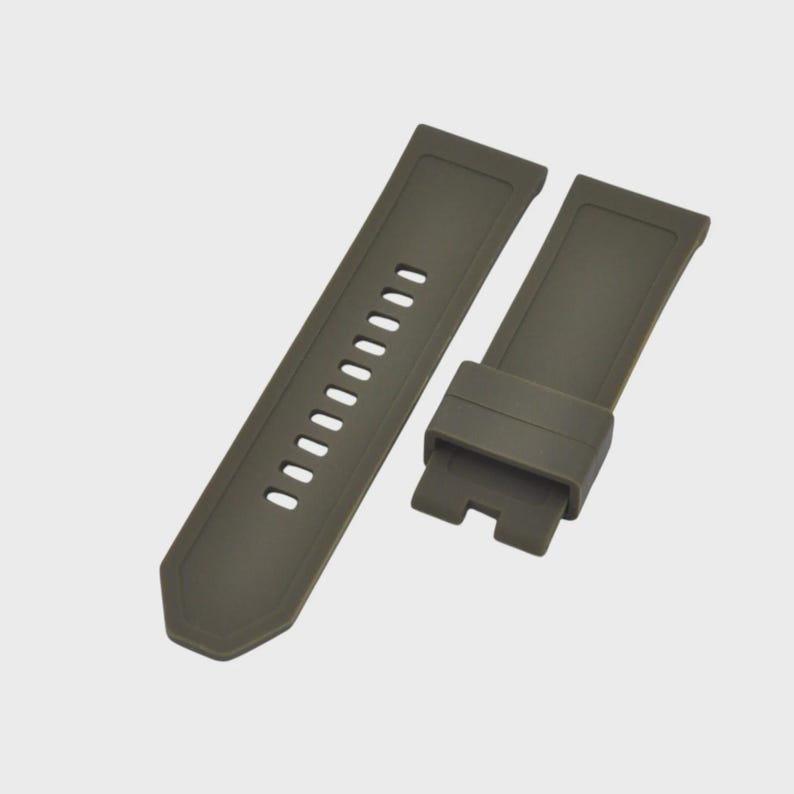 Mega Chief DZ4464 26 mm Zielony gumowy pasek do zegarka – sportowy pasek wymienny zdjęcie 3