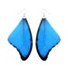 Real Blue Morpho Butterfly Wing Earrings (LARGE SIZE) - Butterfly Wing Jewelry, Statement Jewelry
