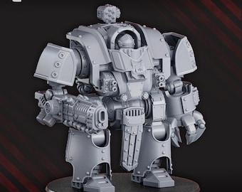 Space Knights - Heavy Walker for Grimdark Tabletop Games