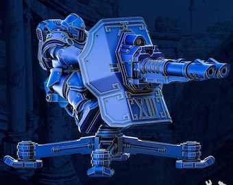 Legio Prima Victrix Support Turret Turret for Grimdark Tabletop Games (28mm scale)