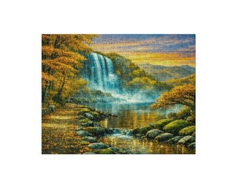 Jigsaw puzzle - Autumn Pathway Serenity