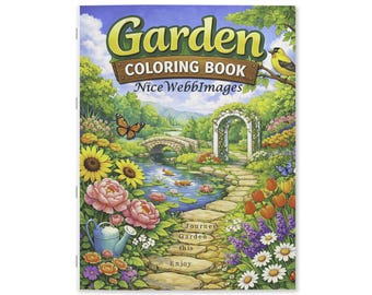 Coloring book - Garden