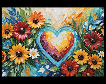 Global Embrace Jigsaw Puzzle with Tin