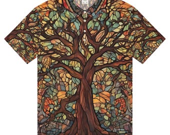 Męska koszulka polo o dopasowanym kroju – Tree Design 202