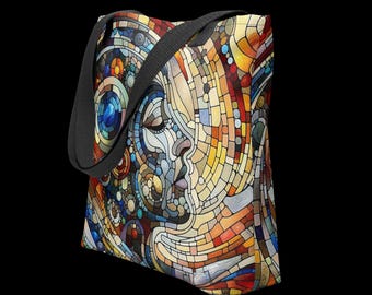 Whispered Mosaic of Presence Tote bag