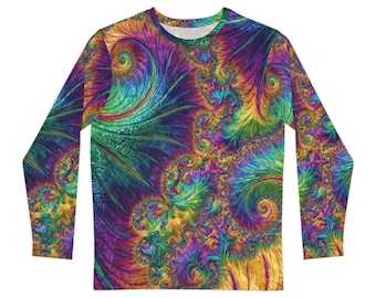 Long Sleeve Shirt - Fractal Swirls