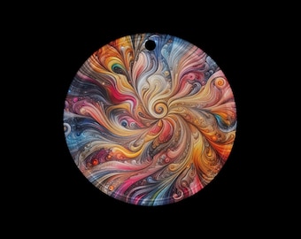 Acryl-Ornament „Wellen der Verheißung und Erneuerung“