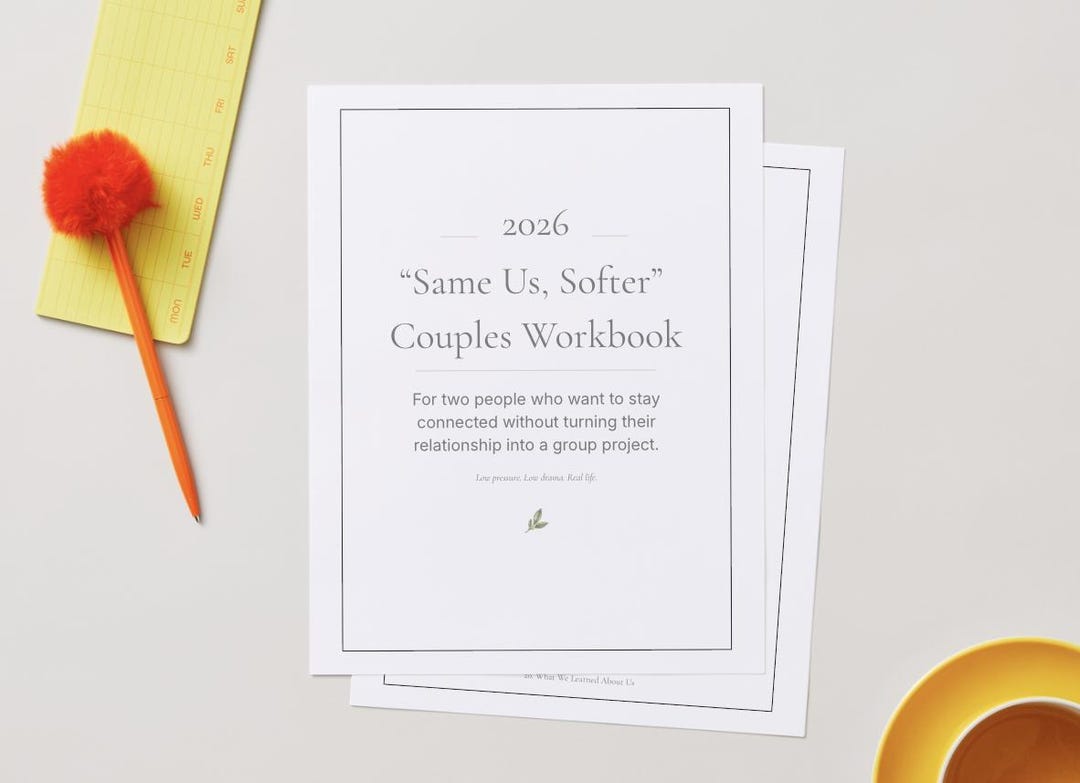 2026 Couples Check-in | Same Us, Softer | Relationship Reset Journal ...