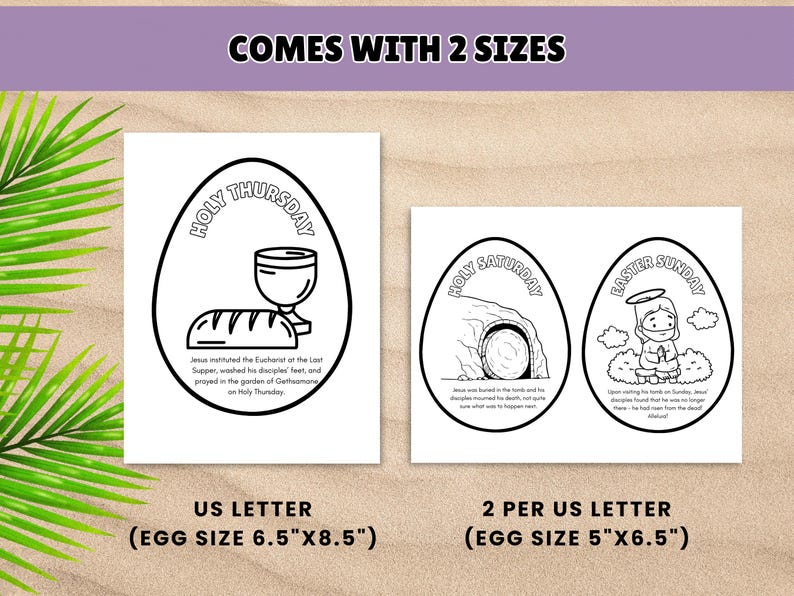Holy Week Craft, 3D Easter Egg, Kids Cut and Paste Craft, Holy Week for ...