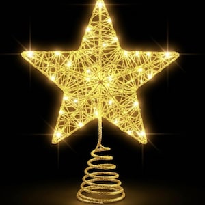 Estrella LED para la punta del árbol de Navidad