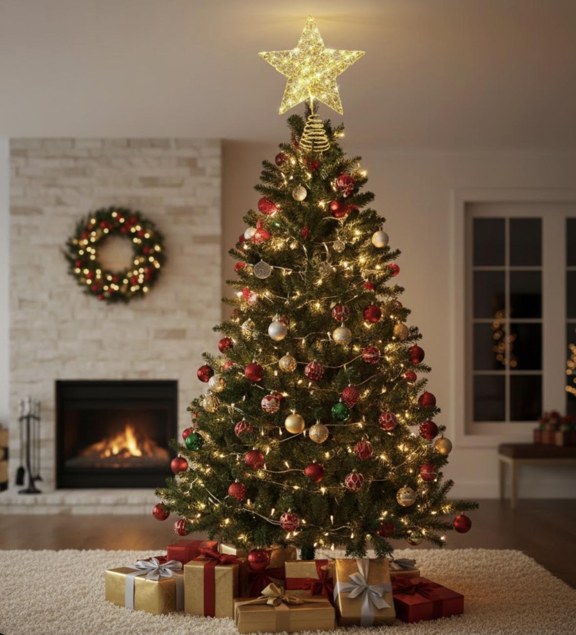 LED Christmas Tree Star Topper - Etsy