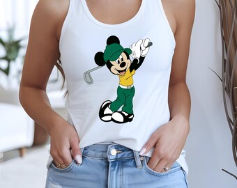 Mickey Mouse Golf Tournament Tank Top, Disney Golf Tank, Golf Tournament Tank Top, Golf Party Top, Disneyland Golf Mickey Family Trip