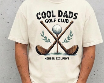 Golf Dad Club Comfort Colors Shirt, Summer Golfing Graphic Tee, Daddy Gift