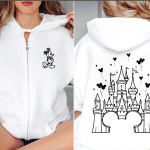Disney Vacation Hoodies, Family Matching Zip-Up (Custom 2026, Unisex)