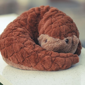 Weighted Pangolin Plush - 1.75kg Sensory Comfort Plush, Stuffed Animal, Gift for Kids & Adults