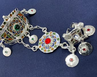 Amazigh Bracelet with ring, Berber Tribal Jewelry, Bracelet for Women